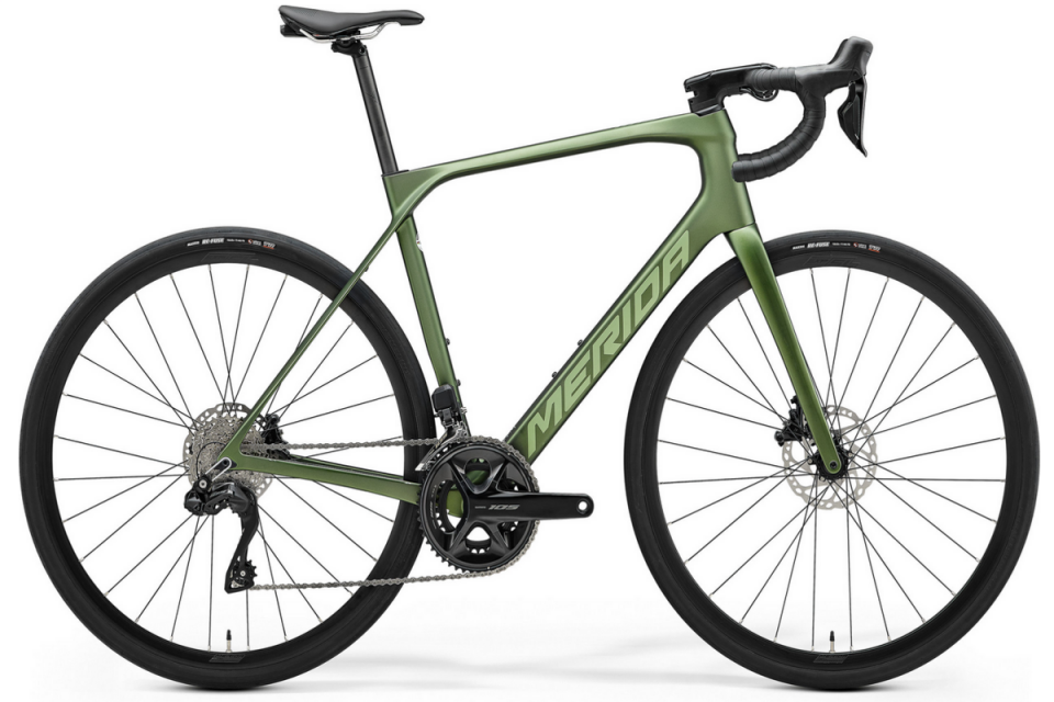 Merida SCULTURA ENDURANCE 6000 Rennrad grün Di2 Shimano 105 RH M
