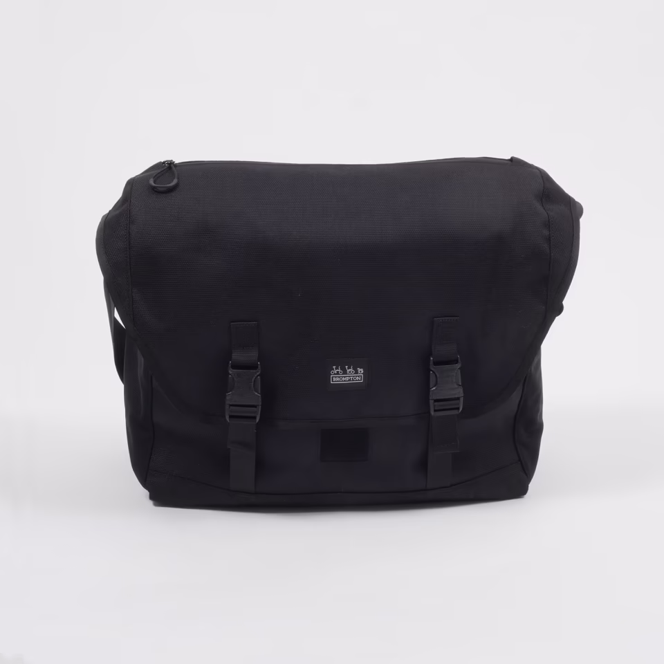 Brompton Metro Messenger-Tasche, groß L schwarz NEU&UVP