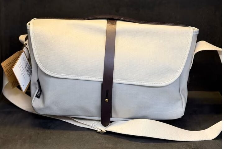 Brompton Schulter Tasche Hell grau NEU