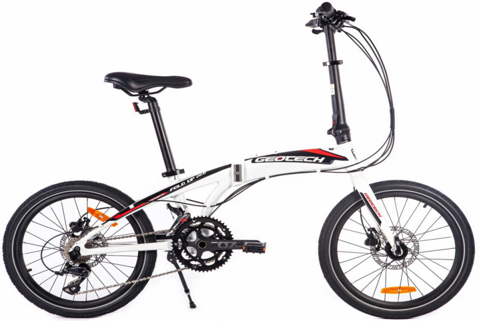 Geotech Fold Up 20.0 Klapprad shimano weiss